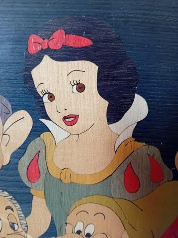 Marqueterie Wood Art - Blanche Neige et les 7 Nains, Collections, Disney
