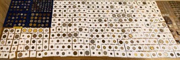 Wereld. Very large collection of several hundred coins –