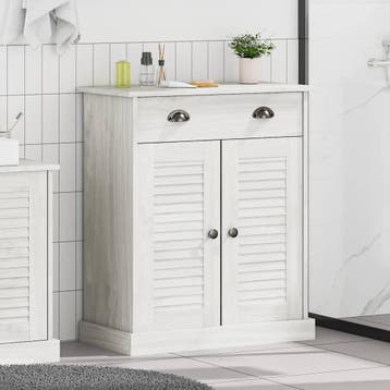 Badkamerkast Wit | Tweede Kansje | OP = OP, Huis en Inrichting, (Half)hoge kast, Verzenden, 50 tot 100 cm, Zo goed als nieuw