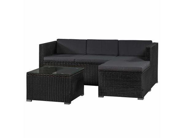 Veiling - Loungset Punta Cana - Polyrotan, Tuin en Terras, Tuinsets en Loungesets, Nieuw