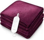 Elektrische deken - Warmtedeken - 1 persoons - 180x130 cm -, Huis en Inrichting, Woonaccessoires | Plaids en Woondekens, Verzenden