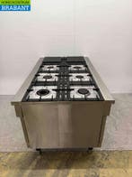 RVS Zanussi 8 pits Fornuis gasfornuis 160 x 100 cm Horeca, Ophalen of Verzenden