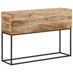 Wandtafel Mango/IJzer | Retour deal -35% | NU KOPEN, 100 tot 150 cm, Verzenden, Zo goed als nieuw, Metaal