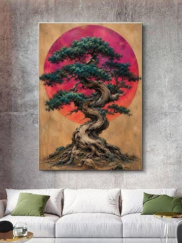 Sahyer - Bonsai Tree – The Silent Wisdom of Roots - XL -