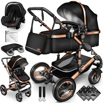 Kinderwagen 3 in 1 - Buggy - Wandelwagen - Kinderbuggy - Cha, Verzenden, Nieuw