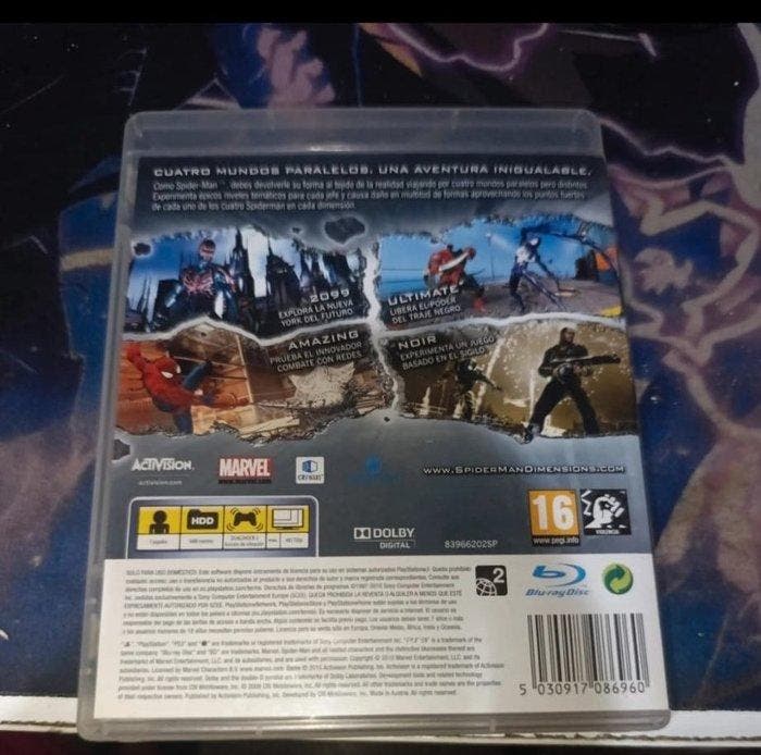 Sony - Playstation 3 (PS3) - SPIDER-MAN DIMENSIONS -, Consoles de jeu & Jeux vidéo, Consoles de jeu | Accessoires Autre