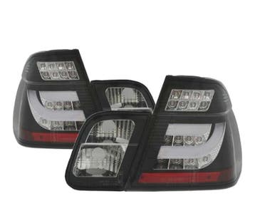 FEUX ARRIÈRE BMW SÉRIE 3 E46 01-05 LEED CELIS NOIR FUMÉ, Verzenden