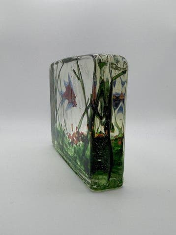 Pot - Muranoglas - Murano Aquarium glasblok