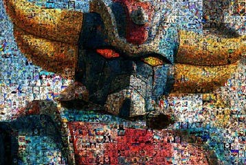 David Law - Crypto Goldorak XII - Format XL 60x60