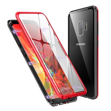Samsung Galaxy A8 Plus Magnetisch 360° Hoesje met Tempered, Verzenden, Nieuw