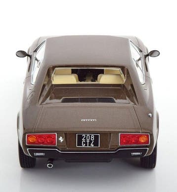 KK-Scale 1:18 - Modelauto - Ferrari 208 GT4 - 1975 - Bruin, Nieuw