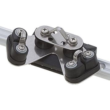 Viadana Slede met 2 Schijven en Klemmen voor 19x13,4mm Rail, Watersport en Boten, Ophalen of Verzenden, Nieuw