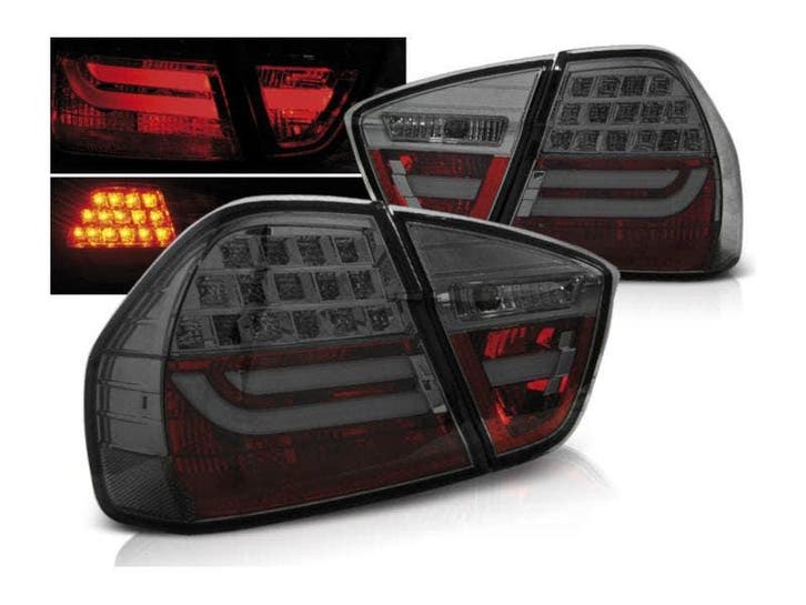 LED bar achterlicht units Smoke geschikt voor BMW E90, Auto-onderdelen, Verlichting, Nieuw, BMW, Verzenden