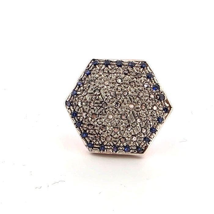 Sans prix de réserve - Bague - 9 carats Or rose, Argent, Handtassen en Accessoires, Ringen