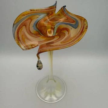 Verre à vin - Verre, soufflé - lampe en verre soufflé