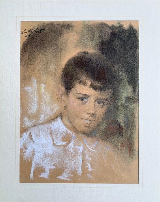 Piero Dalle Ceste (1912-1974) - Davide, Antiek en Kunst, Kunst | Schilderijen | Klassiek