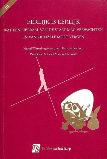 Eerlijk is eerlijk. Wat een liberaal van de staat mag, Verzenden, Marcel Wissenburg