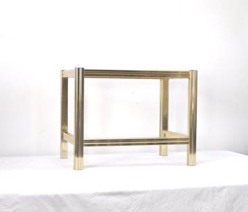 Tafel - Messing, Glas, Huis en Inrichting, Nieuw