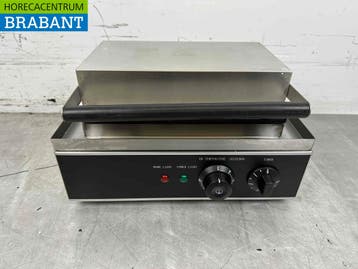 RVS Wafelijzer Corndog ijzer 6 wafels sticks 230V Horeca, Ophalen of Verzenden, Nieuw in verpakking