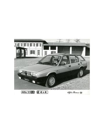 1984 ALFA ROMEO 33 1.5 4X4 PERSFOTO