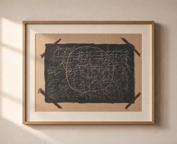Antoni Tapies (1923-2012) - Llambrec Material XVI
