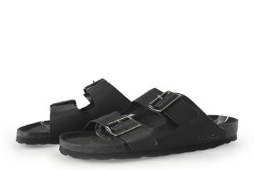Rohde Slippers in maat 41 Zwart, Slippers, Verzenden, Zwart, Zo goed als nieuw