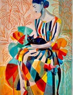 Kiri Aguilera (1982) XL 130 x 100 cm - La Dama de las