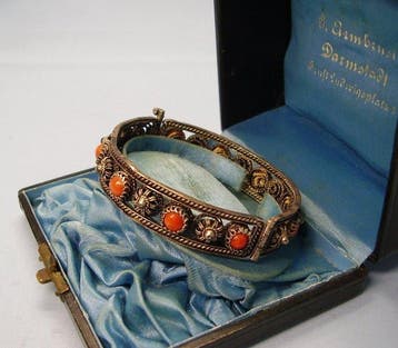 Zonder minimumprijs - Armband Zilver - 3.00ct. tw. Koraal -, Bijoux, Sacs & Beauté, Bracelets