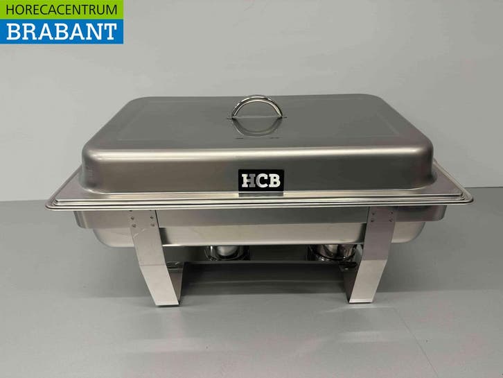 RVS HCB Chafing dish set 1 x 1/1, 2 x 1/2 en 3 x 1/3 GN, Articles professionnels, Horeca | Équipement de cuisine, Enlèvement ou Envoi