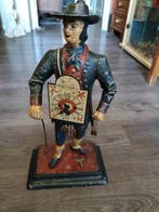 Horloge de table en forme de colporteur - J v E - Vintage