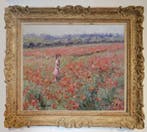 Chris van Dijk (1952) Impressionist -  Fille parmi les