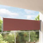 vidaXL Tuinscherm uittrekbaar 100x300 cm bruin, Verzenden, Nieuw