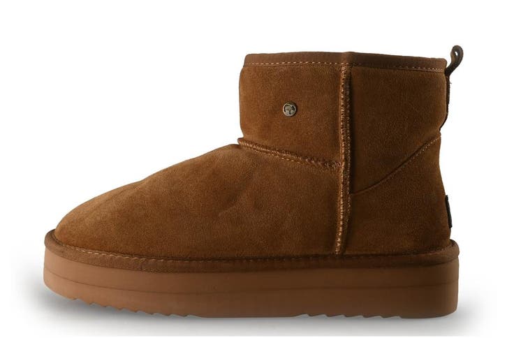 Warmbat Australia Snowboots in maat 42 Cognac, Kleding | Dames, Schoenen, Overige kleuren, Zo goed als nieuw, Snowboots, Verzenden