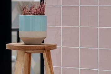 Wandtegel Revoir Balance Handvorm Rosa Roze Glans 13x13, Doe-het-zelf en Bouw, Tegels, Nieuw, Minder dan 20 cm, 10 m² of meer