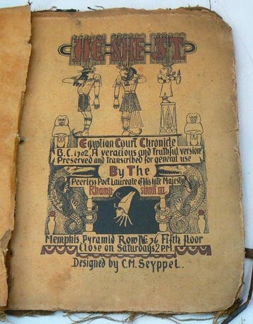 Carl Maria Seyppel - He She It : Egyptian Court Chronicle