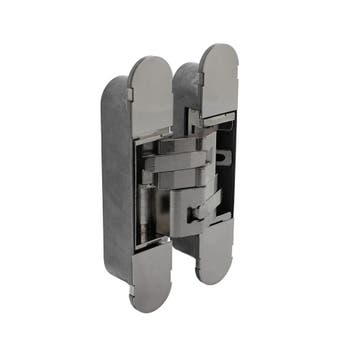 Scharnier 160x32mm onzichtbaar nikkel 3D verstelbaar - vo..., Doe-het-zelf en Bouw, Ophalen of Verzenden, Nieuw, Overige materialen
