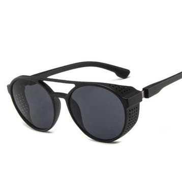 Klassieke Punk Zonnebril voor Heren - Designer Vintage Bril, Verzenden