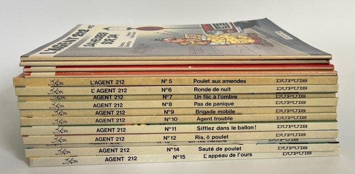 Agent 212 T1 à T15 - 4x C + 11x B - 15 Album - EO -, Livres, BD
