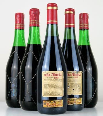 1969 Bodegas Campo Viejo x3 & 1982 Viña Alcorta x2 - Rioja, Verzamelen, Nieuw
