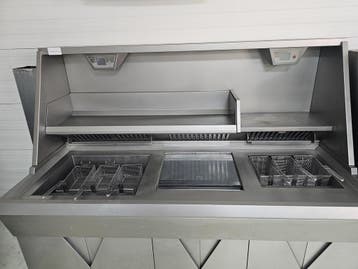 Hegro Hoogrendement 2 pans bakwand friteuse met bakplaat, Ophalen of Verzenden, Nieuw in verpakking