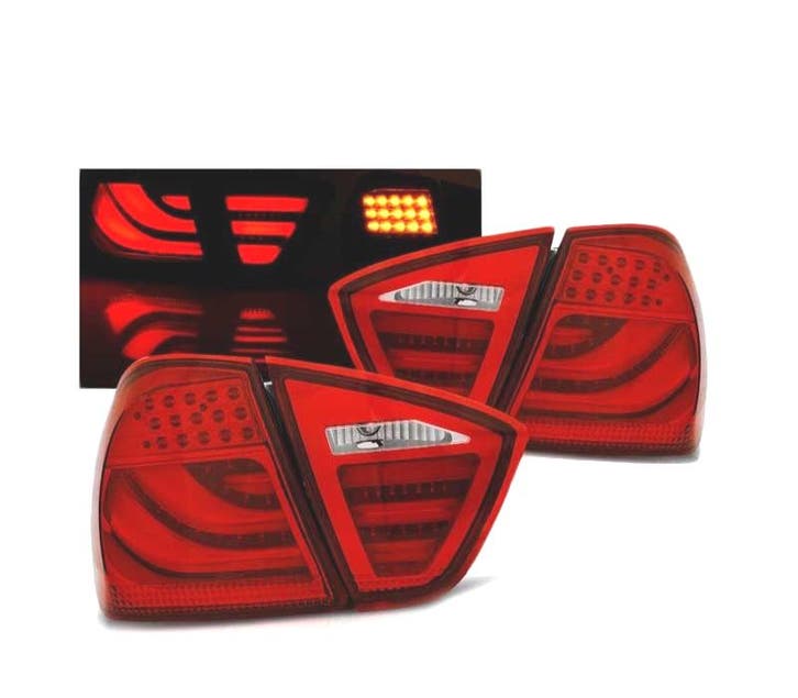 FEUX ARRIÈRE BMW E90 05-08 LED ROUGE, Auto-onderdelen, Verlichting, Verzenden