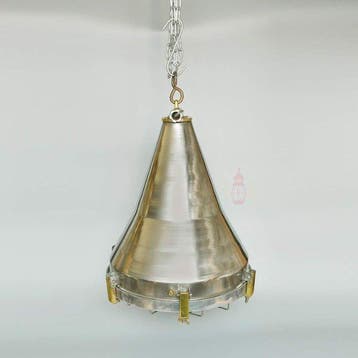 Plafondlamp - Aluminium, Messing, Metaal
