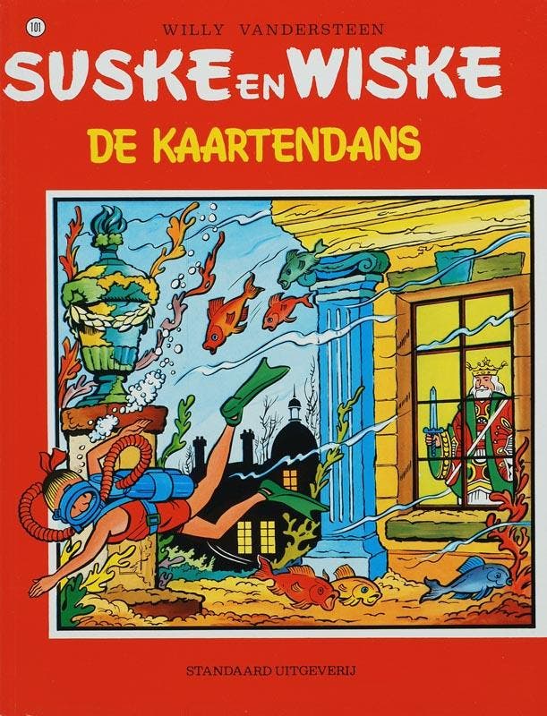 de kaartendans / Suske en Wiske / 101 9789002118142, Boeken, Stripverhalen, Gelezen, Verzenden