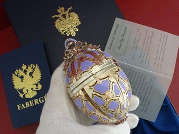 Figure - House Fabergé - Imperial ornament Egg -Certificate