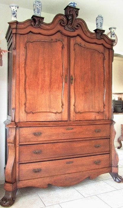 Kabinet - eikenhout, Antiek en Kunst, Antiek | Overige Antiek