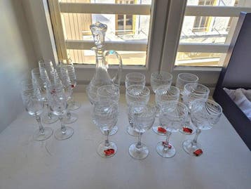Cristallerie de Lorraine - Wijnglas (18) - Gérard - Kristal, Antiek en Kunst