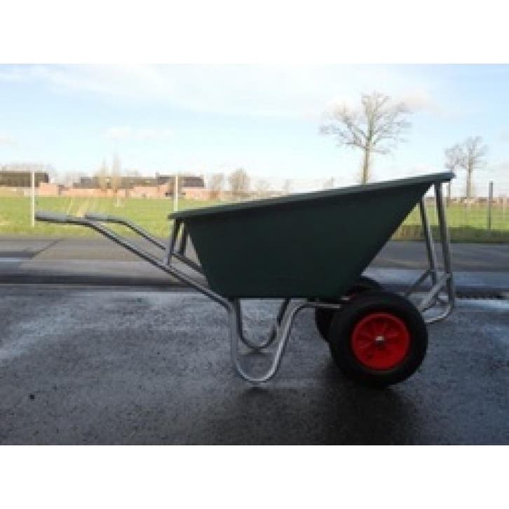 Brouette en polypropylène, bac de 160 litres, châssis, Jardin & Terrasse, Brouettes, Neuf