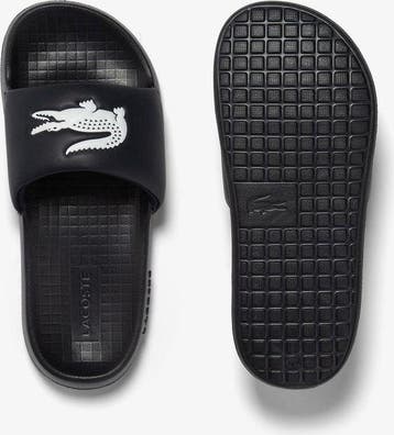 Lacoste Serve Slide 1.0 Heren Slippers - Zwart/Wit - Maat..., Kleding | Dames, Verzenden, Nieuw