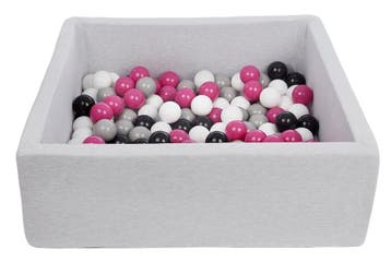 Vierkante ballenbak met 150 ballen | Tweede kansje | OP = OP, Kinderen en Baby's, Speelgoed | Overig, Verzenden, Zo goed als nieuw