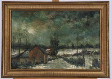 Hubertus Frissen (1892-1982) - Winters landschap, Antiek en Kunst